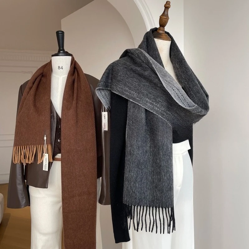 Cashmere Scarf - Yüksek Kaliteli Avustralya %100 Saf Yün