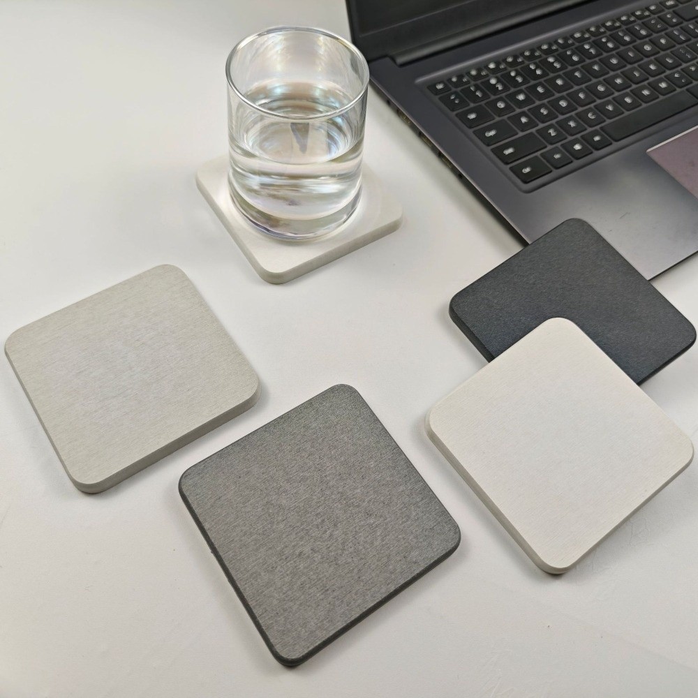 Marble Coaster Set - Yeni Hızlı Kuruyan Diatomit Bardak Altlığı