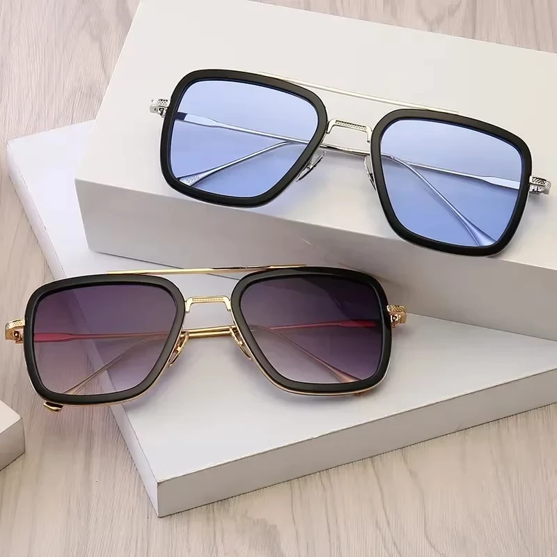 Sunglasses Uv400 - Moda Steampunk Erkek Güneş Gözlüğü, Vintage