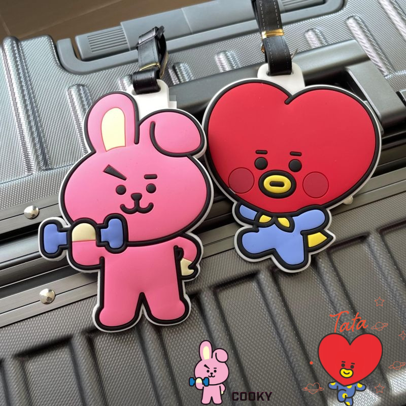 Travel Luggage Set - BT21 Karikatür Sevimli Anahtarlık Kawaii Unisex