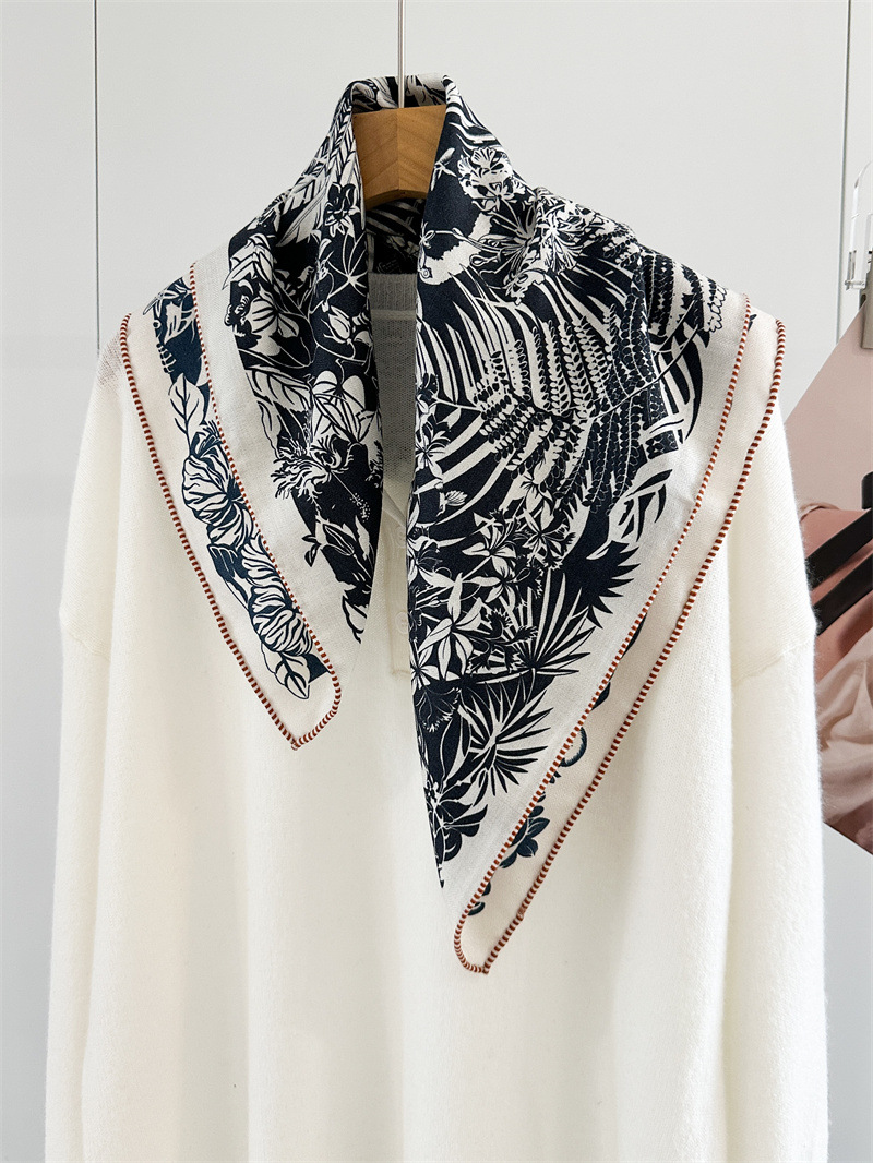 Cashmere Scarf - Kışlık Yumuşak Eşarp, Çift Taraflı Lüks