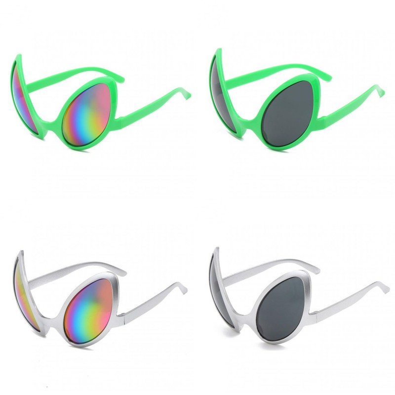 Sunglasses Uv400 - Komik Uzaylı Gözlükleri, Erkek ve Kadın