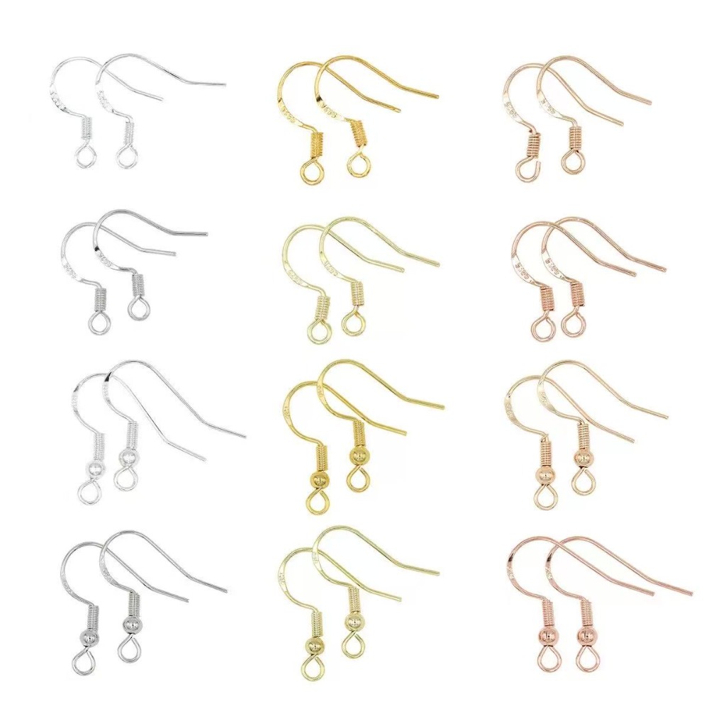 Gold Plated Jewelry - Altın Kaplama Küpe Kancaları 100 Adet