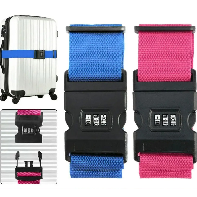 Travel Luggage Set - Bagaj Kayışları Güçlü Elastik Ekstra Güvenlikli