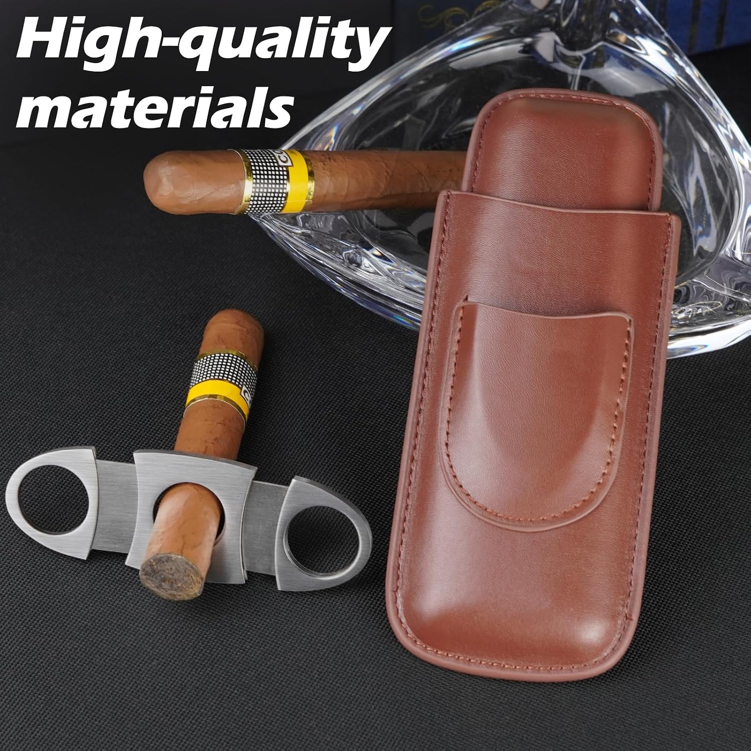 Gümüş Renkli Kesici Aparatlı,  - Premium Cigar Case incelemesi ve fiyatı
