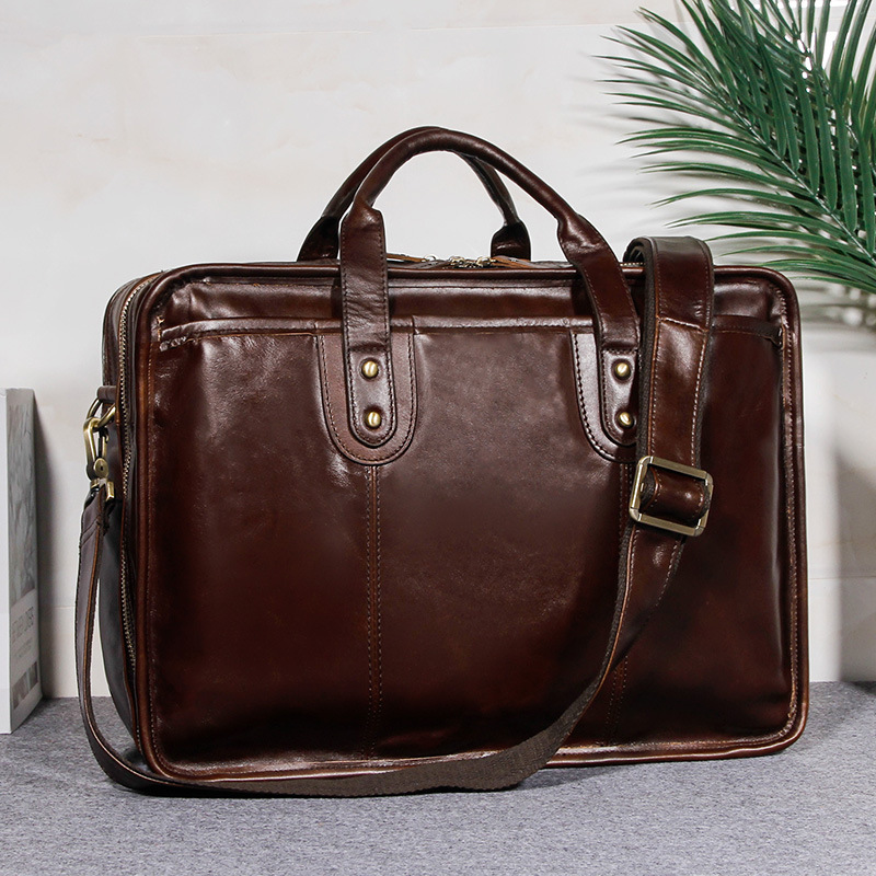 Erkekler için Üst Kalite Dana  - Leather Briefcase incelemesi ve fiyatı