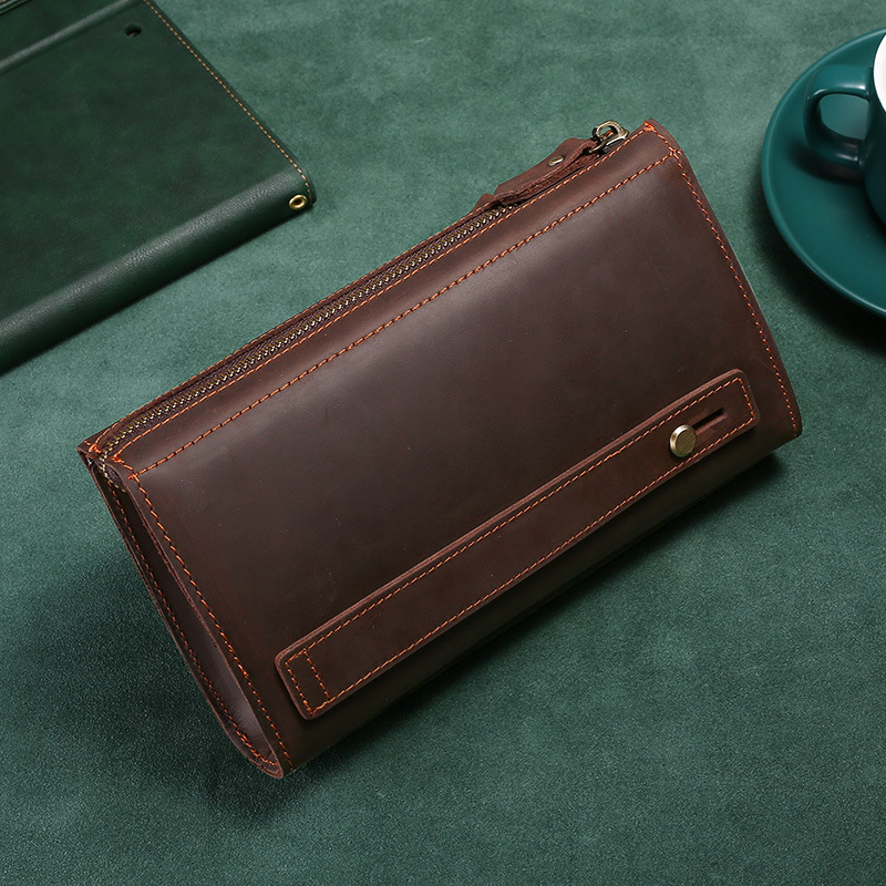 Erkek Debriyaj Çantaları Uzun  - Leather Wallet Men incelemesi ve fiyatı