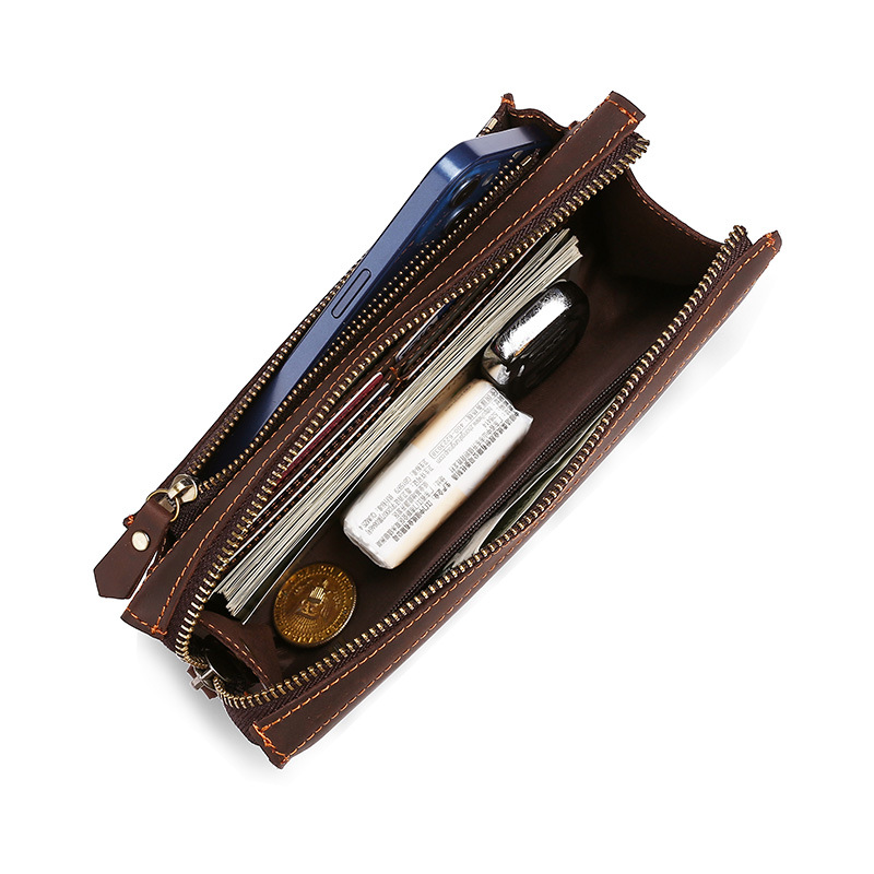 Erkek Debriyaj Çantaları Uzun  - Leather Wallet Men incelemesi ve fiyatı