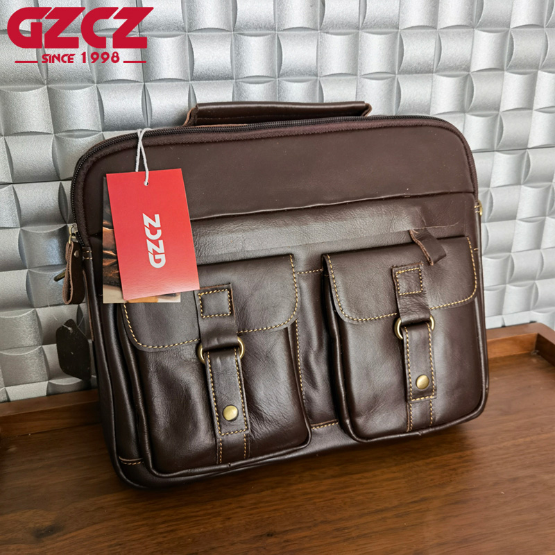 GZCZ erkek Çanta Eğlence İş Bi - Leather Briefcase incelemesi ve fiyatı