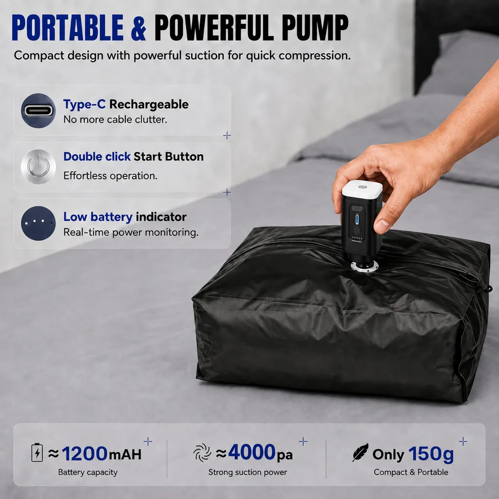 Vakumlu Sıkıştırma Saklama Tor - Travel Luggage Set incelemesi ve fiyatı