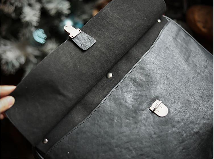 LuxurySoft Siyah Hakiki Deri E - Leather Briefcase incelemesi ve fiyatı