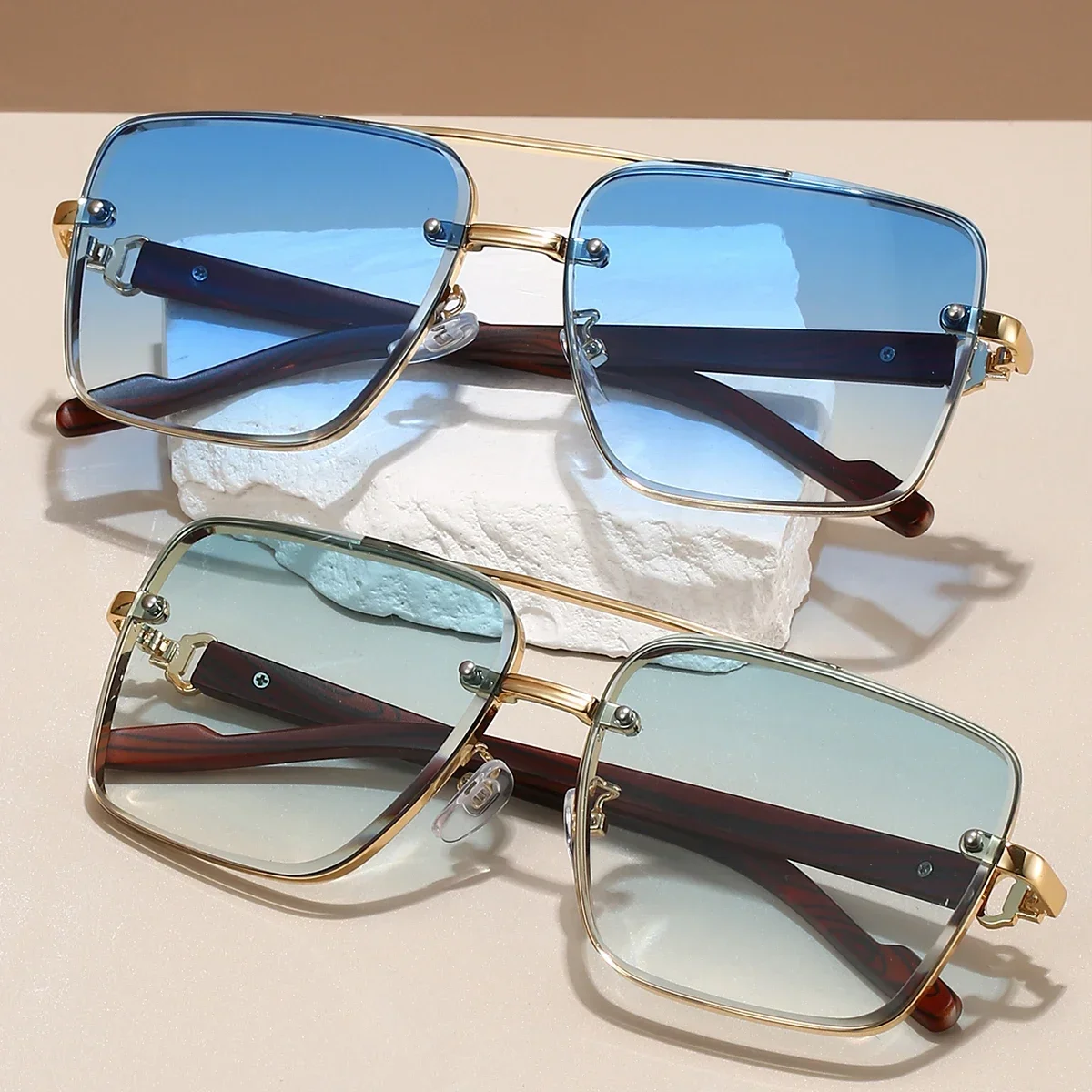Moda Retro Kare Metal Güneş Gö - Designer Sunglasses incelemesi ve fiyatı