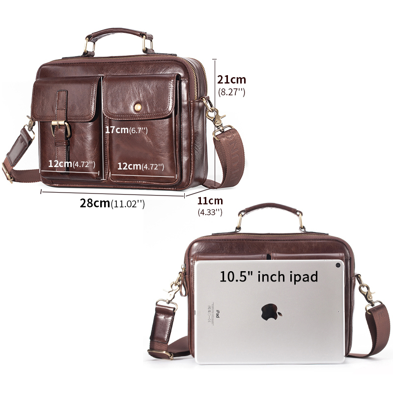 Marka yeni inek derisi deri as - Leather Briefcase incelemesi ve fiyatı