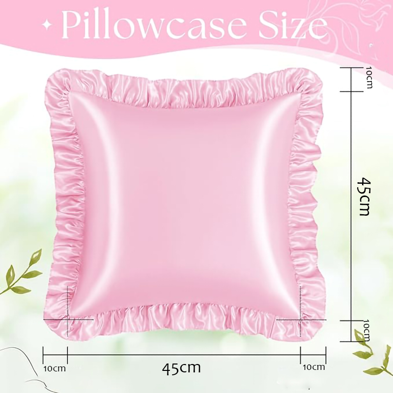 2 adet saten fırfırlı yastık k - Silk Pillowcase incelemesi ve fiyatı