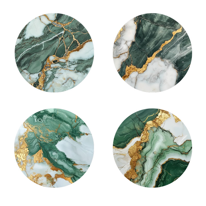4 Parça Mermer Desenli Baskılı - Marble Coaster Set incelemesi ve fiyatı