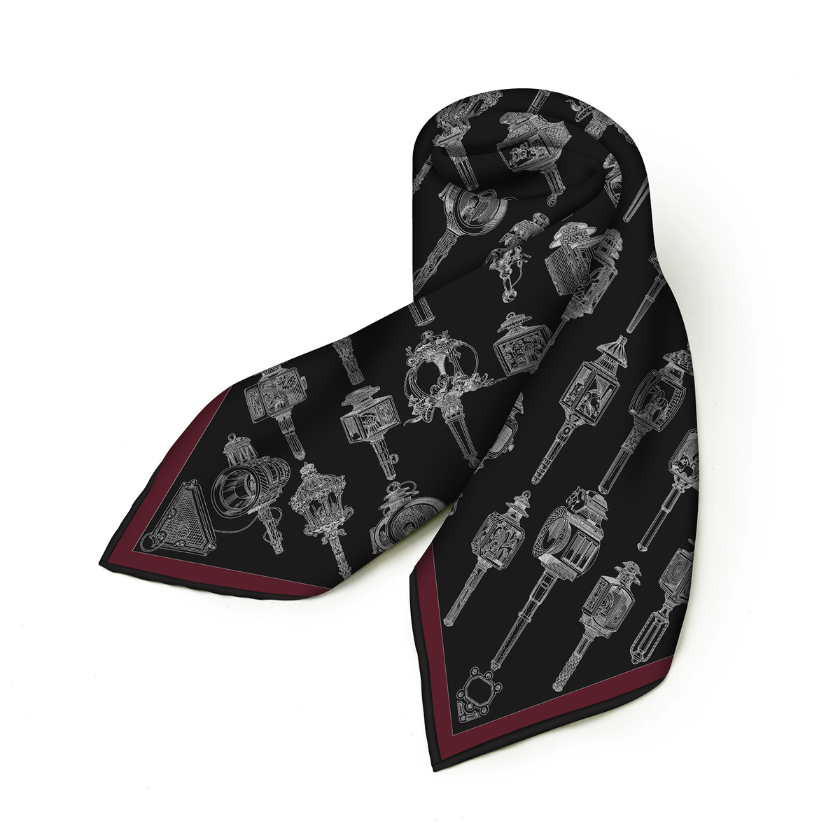 Siyah Lüks Tasarımcılar İpek K - Cashmere Scarf incelemesi ve fiyatı