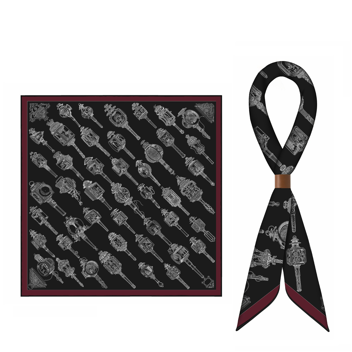 Siyah Lüks Tasarımcılar İpek K - Cashmere Scarf incelemesi ve fiyatı