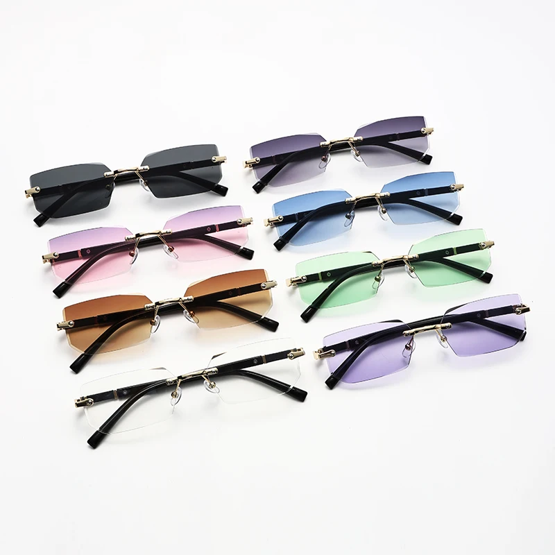 1/2 adet Moda Kadın Çerçevesiz - Sunglasses Uv400 incelemesi ve fiyatı